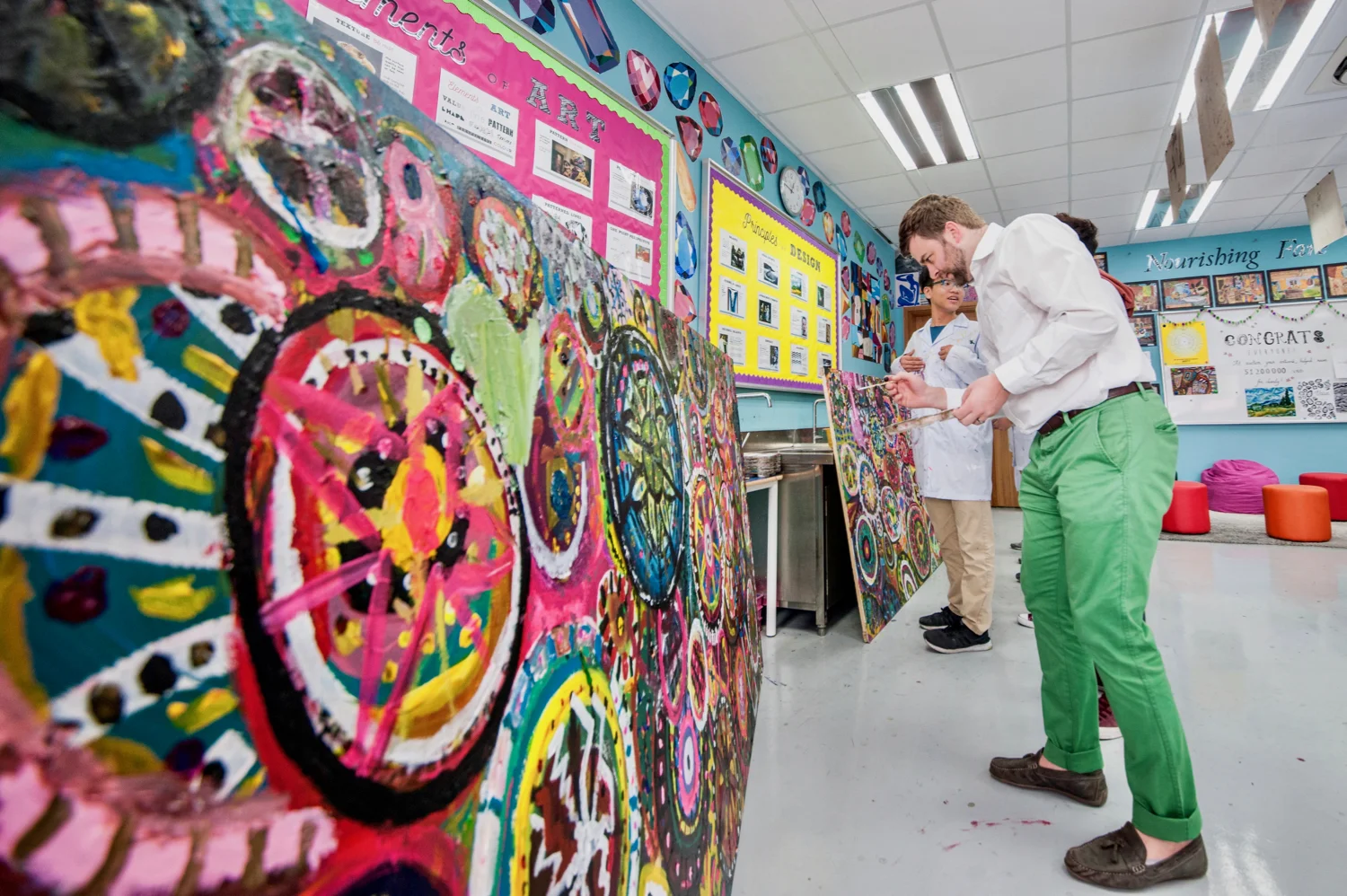 Mr John painting © Tim Barnsley Photography 2017.jpg