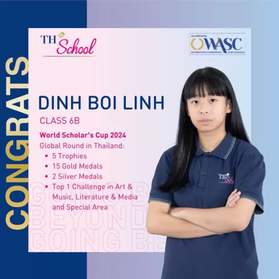 DINH BOI LINH 'S PRIZE COLLECTION AT WORLD SCHOLAR 'S CUP