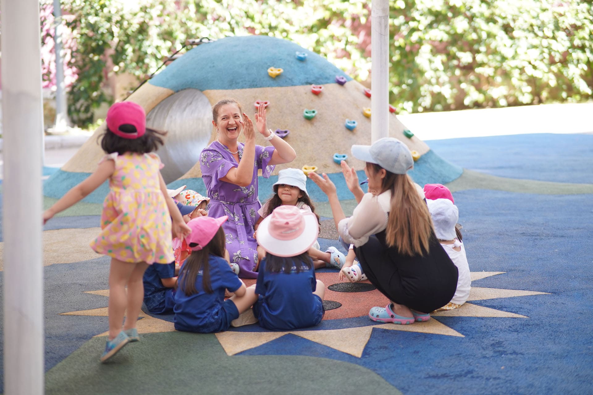 Outdoor play area