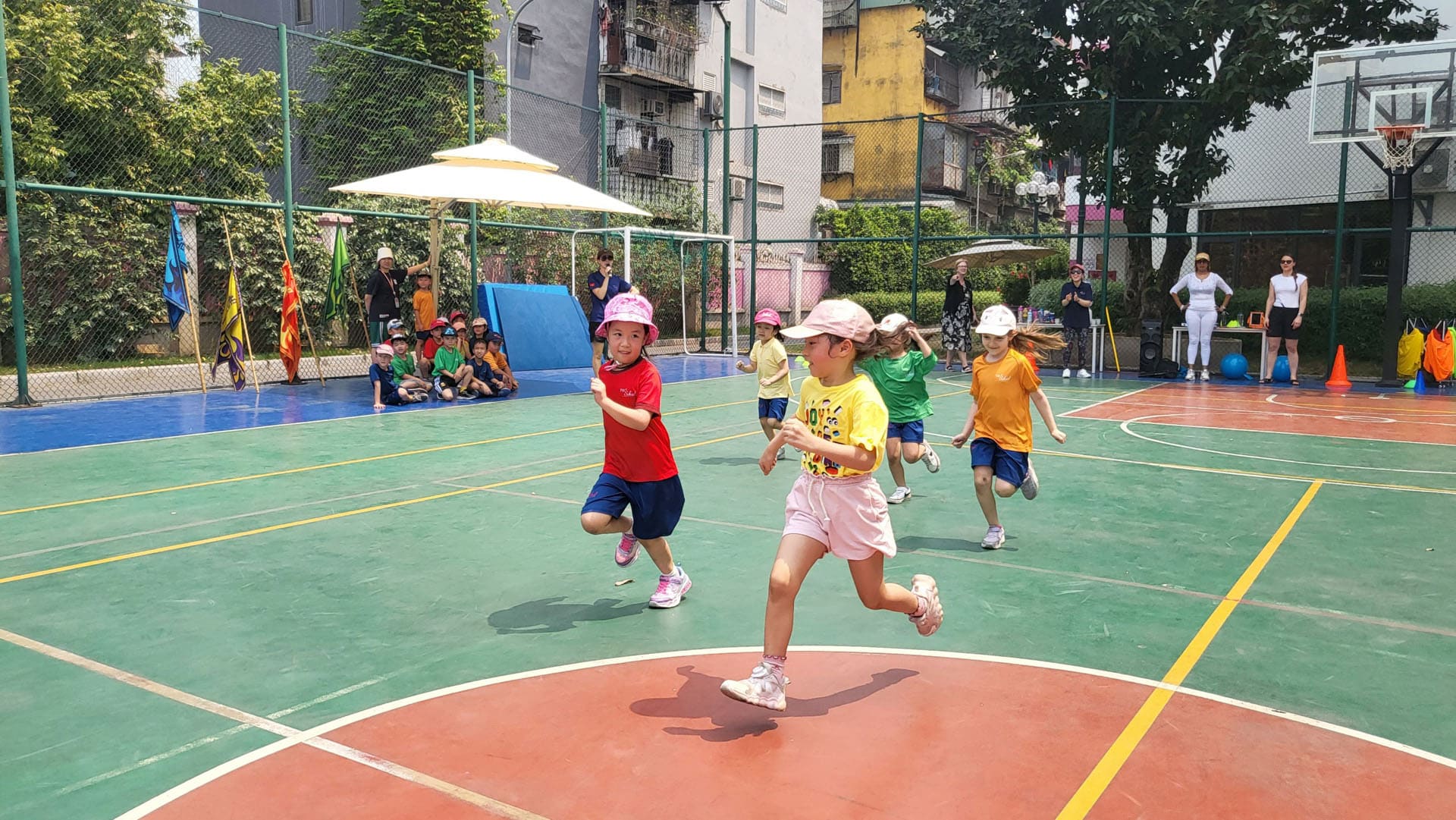 Outdoor play area