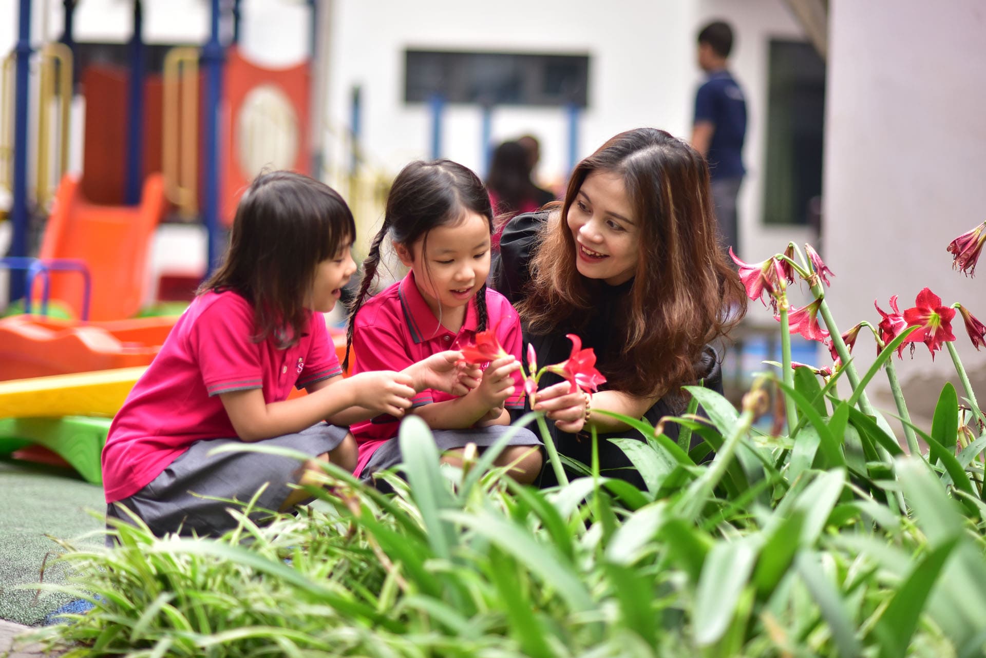 Outdoor play area
